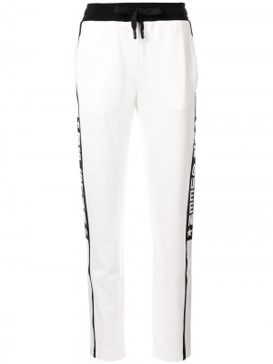 Спортивные брюки с лампасами Dolce & Gabbana. Цвет: белый