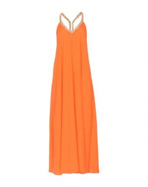 Длинное платье ELLA LUNA. Цвет: оранжевый