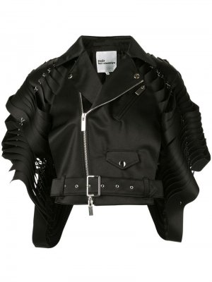 Байкерская куртка с объемными рукавами Comme Des Garçons Noir Kei Ninomiya. Цвет: черный