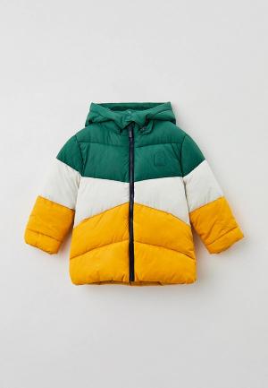 Куртка утепленная Mayoral. Цвет: разноцветный