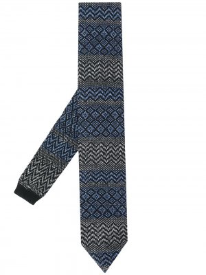 Трикотажный галстук Missoni. Цвет: синий