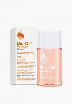 Масло для тела Bio Oil косметическое от шрамов, растяжек, неровного тона. Цвет: прозрачный