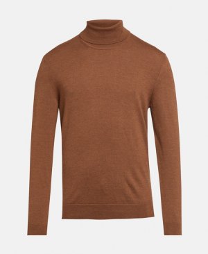 Пуловер с высоким воротником Olymp, бордовый OLYMP