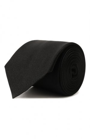 Шелковый галстук Zegna. Цвет: чёрный