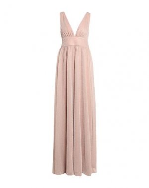 Длинное платье OMAI. Цвет: розовый