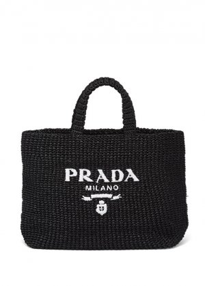 Большая сумка крючком Prada
