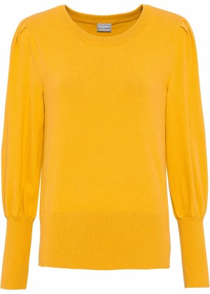 Пуловер bonprix. Цвет: желтый