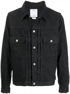 Джинсовая куртка CMYK с карманами visvim. Цвет: черный