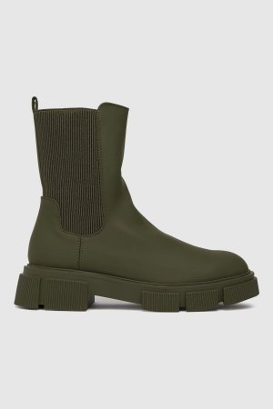 Темно-зеленые ботинки челси Энистон на толстой подошве Schuh, зеленый schuh