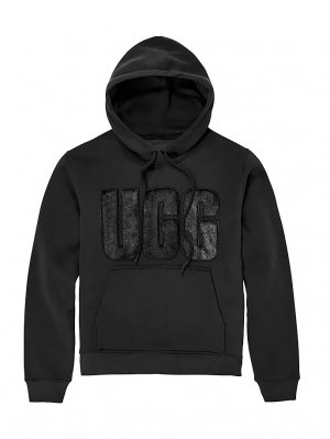 Толстовка с нечетким логотипом Ugg, черный UGG