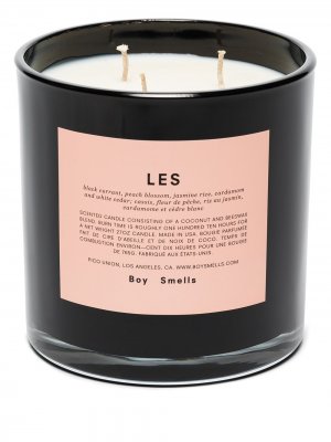 Ароматическая свеча Les (765 г) Boy Smells. Цвет: черный