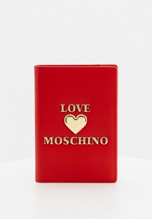 Обложка для паспорта Love Moschino. Цвет: красный