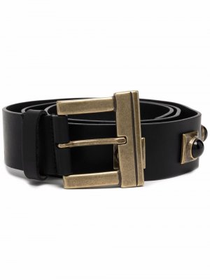 Crown Me studded buckle belt ETRO. Цвет: черный