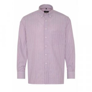 Рубашка , размер 44, фиолетовый Eterna. Цвет: фиолетовый/белый-фиолетовый/белый