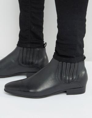 Кожаные ботинки челси Zelus Hudson London. Цвет: черный