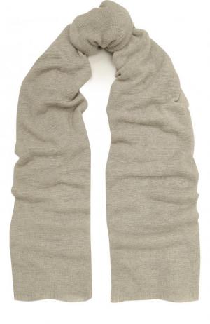Кашемировый шарф 120% Lino. Цвет: светло-серый
