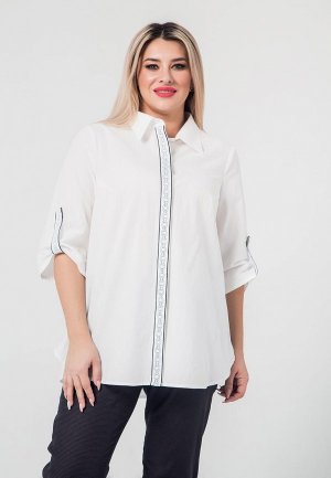 Рубашка Luxury Plus. Цвет: белый