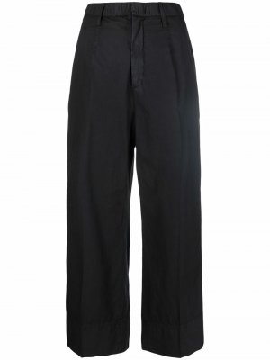 Straight-leg cotton trousers Nº21. Цвет: черный