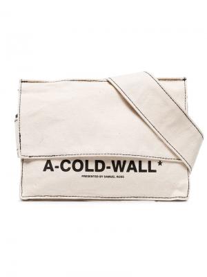 Парусиновая поясная сумка с логотипом A-Cold-Wall*