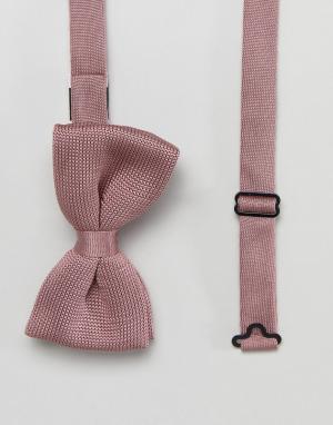 Вязаный галстук-бабочка -Розовый Jack & Jones