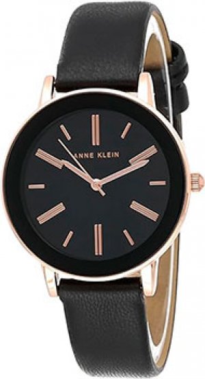 Fashion наручные женские часы 3818RGBK. Коллекция Leather Anne Klein