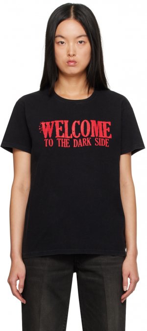 Черная футболка «Добро пожаловать на темную сторону» R13