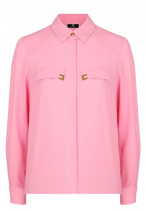 Рубашка ELISABETTA FRANCHI. Цвет: розовый