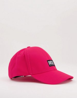 Розовая кепка с логотипом Core-Красный Diesel