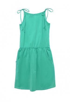 Платье Emdi. Цвет: зеленый
