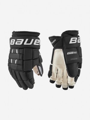 Перчатки хоккейные детские Pro Series, Черный Bauer. Цвет: черный