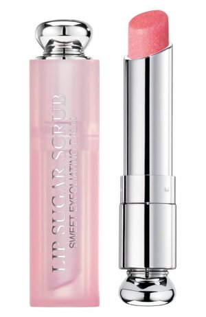 Бальзам-эксфолиант для губ Addict Lip Glow, 001 Универсальный розовый Dior. Цвет: бесцветный