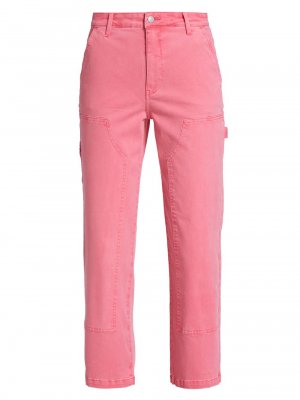Прямые укороченные брюки Ashton Twill , розовый Pistola