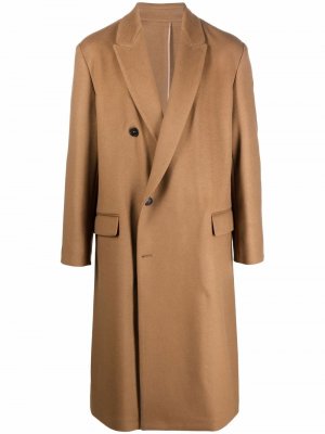 Пальто длины миди Costumein. Цвет: коричневый