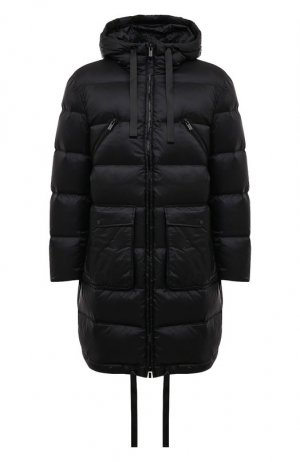 Утепленное пальто Trussardi. Цвет: чёрный
