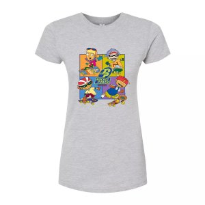 Облегающая футболка Rocket Power Grid для юниоров , серый Nickelodeon