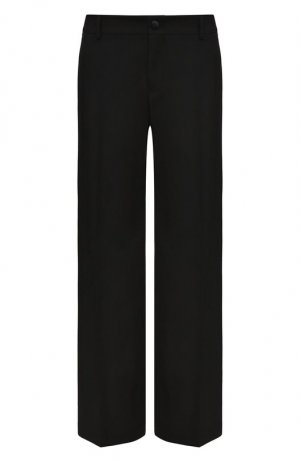 Шерстяные брюки Dolce & Gabbana. Цвет: чёрный