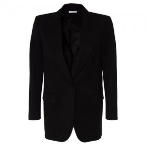 Пиджак , силуэт прямой, размер xs, черный P.A.R.O.S.H.. Цвет: черный