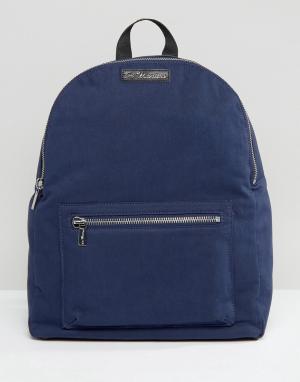 Парусиновый рюкзак Dr Martens. Цвет: темно-синий