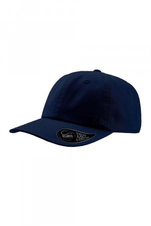 Неструктурированная кепка Dad Hat с 6 панелями , темно-синий Atlantis
