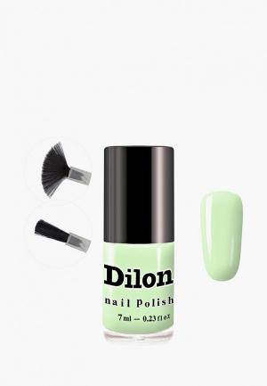 Лак для ногтей Dilon тон 2803, салатовый, 7 мл. Цвет: зеленый