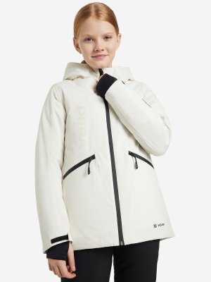 Куртка утепленная для девочек , Бежевый, размер 158 Volkl