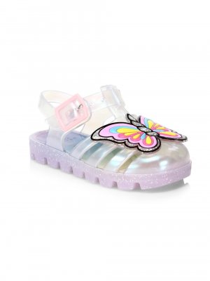 Желеобразные сандалии с единорогом для маленьких девочек и девочек, разноцветный Sophia Webster