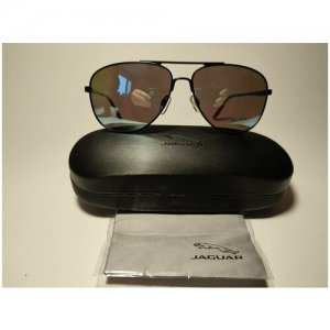Солнцезащитные очки 37558-6100 Jaguar. Цвет: серый