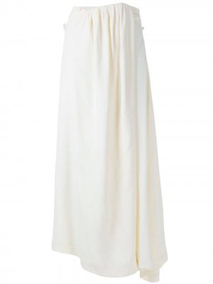 Присборенная юбка Magnolia Olympiah. Цвет: белый