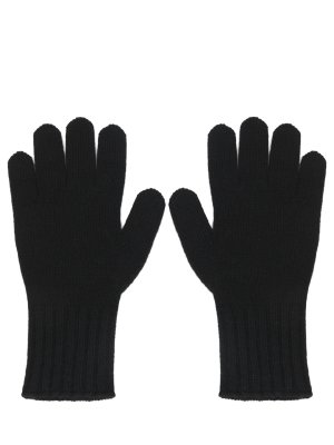Перчатки кашемировые ANNECLAIRE. Цвет: черный