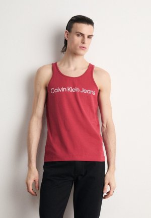 Топ INSTITUTIONAL LOGO TANK , цвет garnet Calvin Klein Jeans