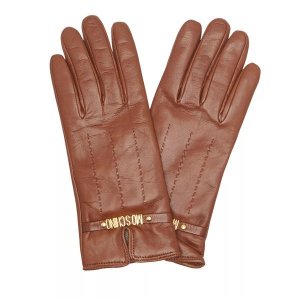 Перчатки glove m1892 , коричневый Moschino