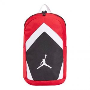 Рюкзак Air Jordan Colorblock Athleisure Casual Sports Backpack Kid's Red / White Black, красный Nike