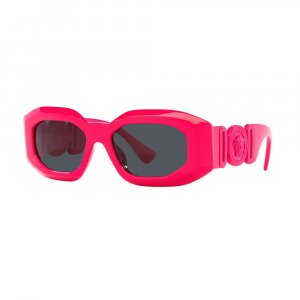VE 4425U 536787 Мужские солнцезащитные очки нестандартной формы 54 мм розовые Versace