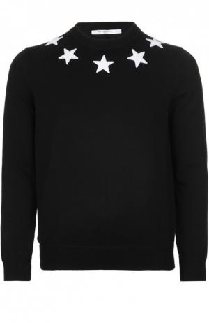 Вязаный пуловер Givenchy. Цвет: черный